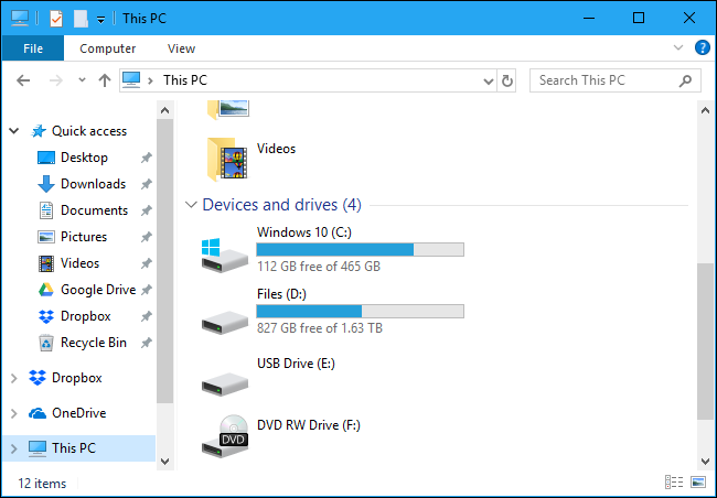 open file explorer