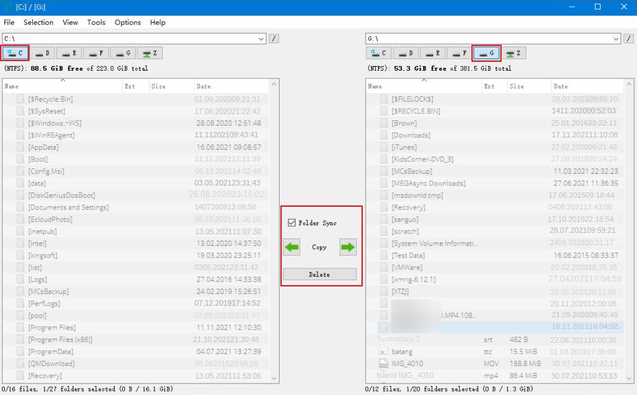 transfer data interface