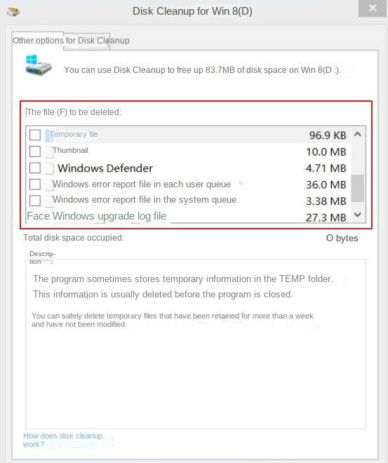 How to delete temp files in Windows 8 simply? - Rene.E Laboratory