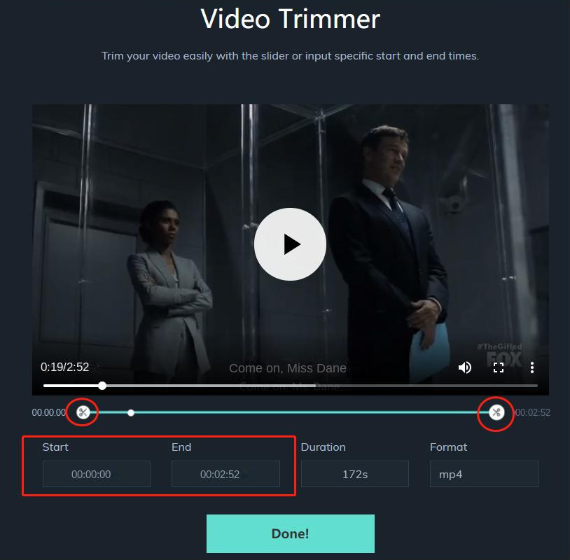 Video trimmer  Cut & trim videos online