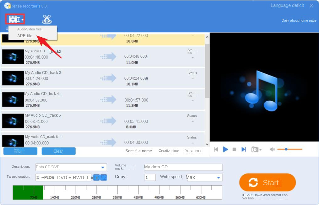 how to burn a cd rw on windows 10