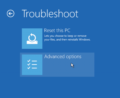use the function troubleshoot for a locked out of HP laptop