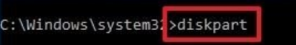 accessing diskpart from cmd
