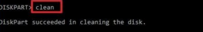 clean command in diskdrill