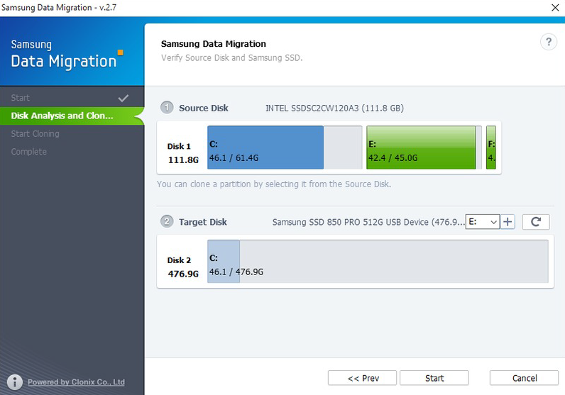 How to Use Samsung Data Migration on Windows 10 to Clone a Hard Drive