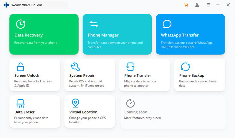 Overview of Dr.Fone - Data Recovery (iOS)