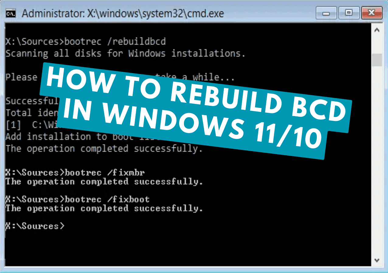 Rebuild BCD