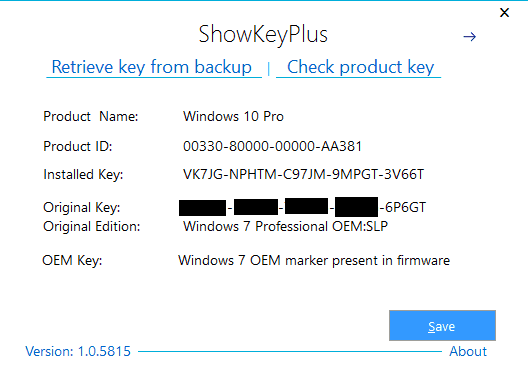 where is the windows 10 serial key