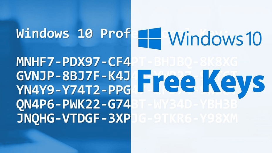 free window 10 pro product keys