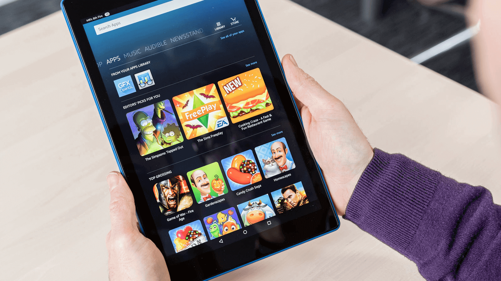 how do i access documents in kindle fire hd