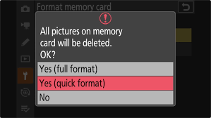 difference between quick format and full format