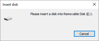 insert disk