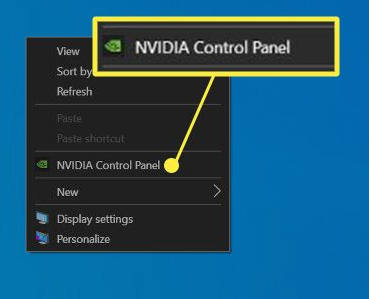 Panel de control NVIDIA