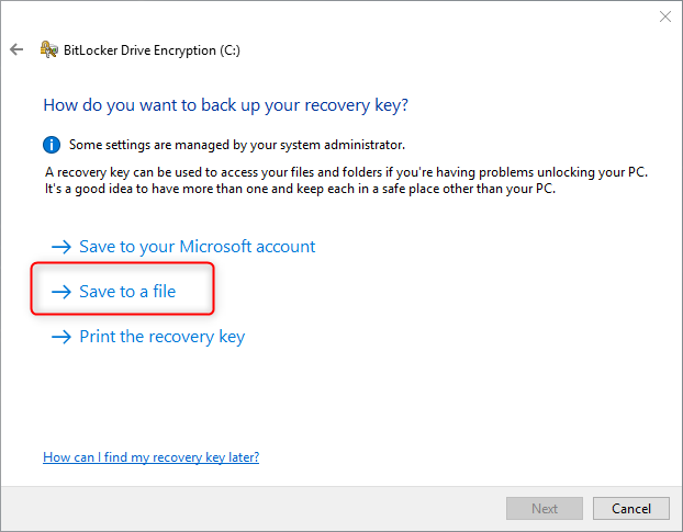 disk bitlocker encrypted