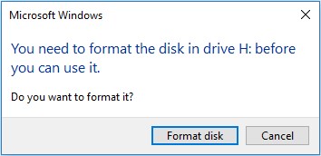 format disk 