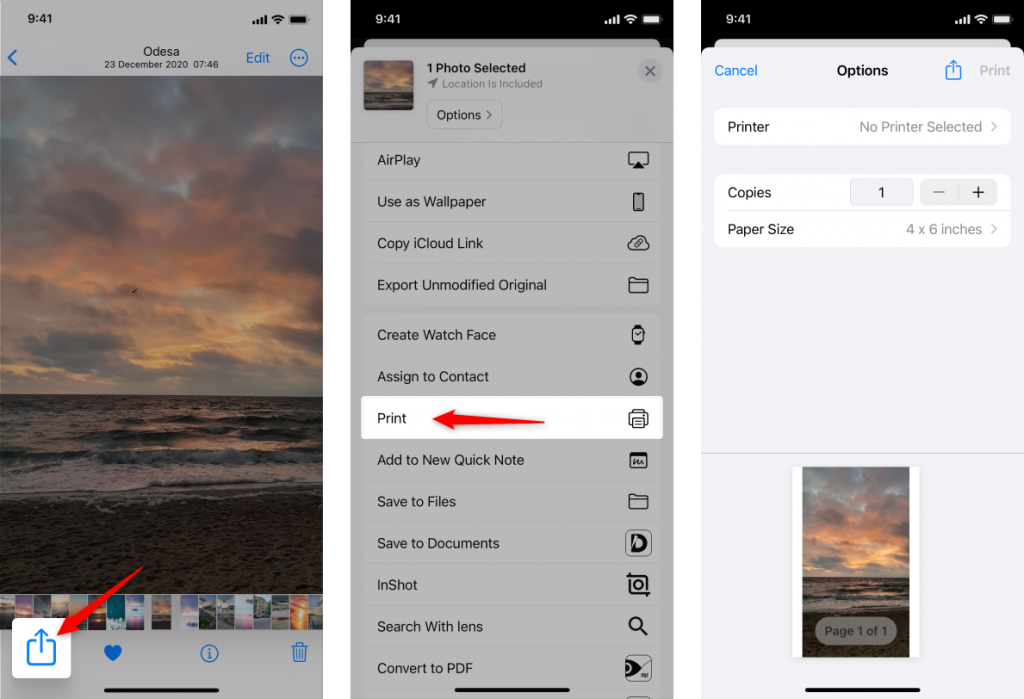 Convert Photos to PDF Files on iPhone