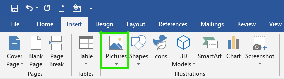 insert image in word