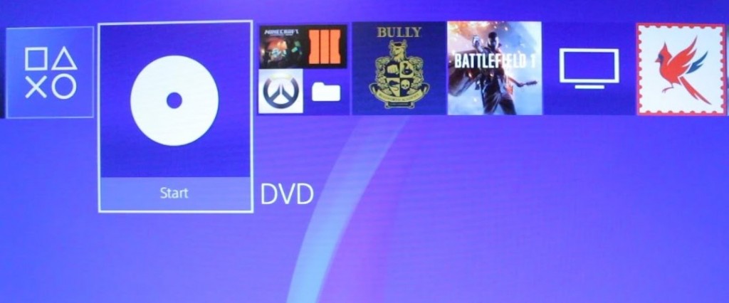 play DVD video on PS4