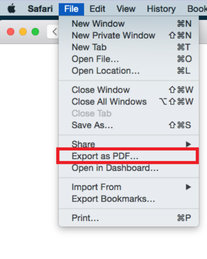 safari save as pdf