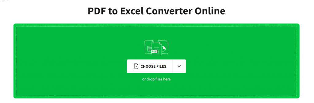 PDF to Excel