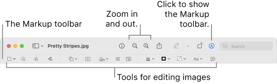 show markup toolbar in mac