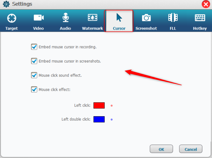 screen record settings