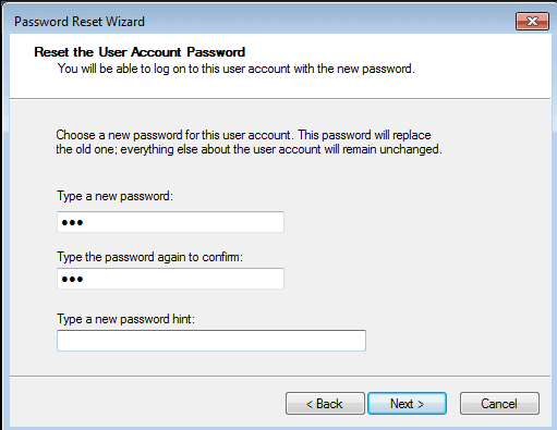 windows password reset disk