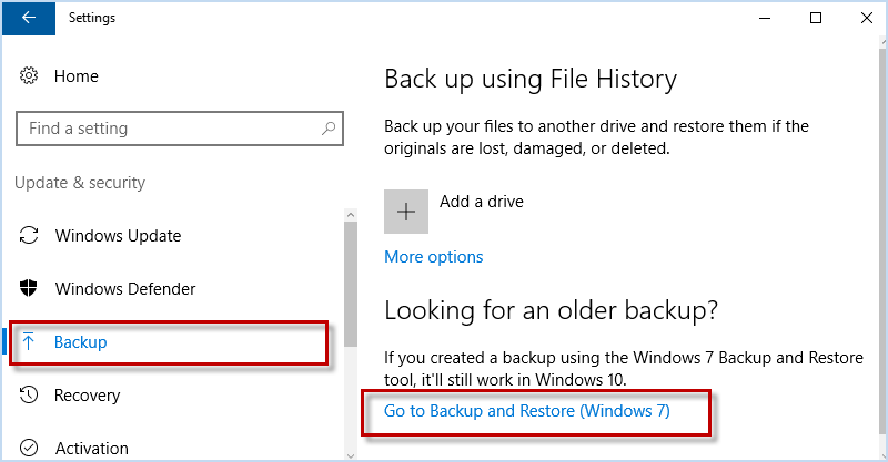 backup e restauração do windows 7