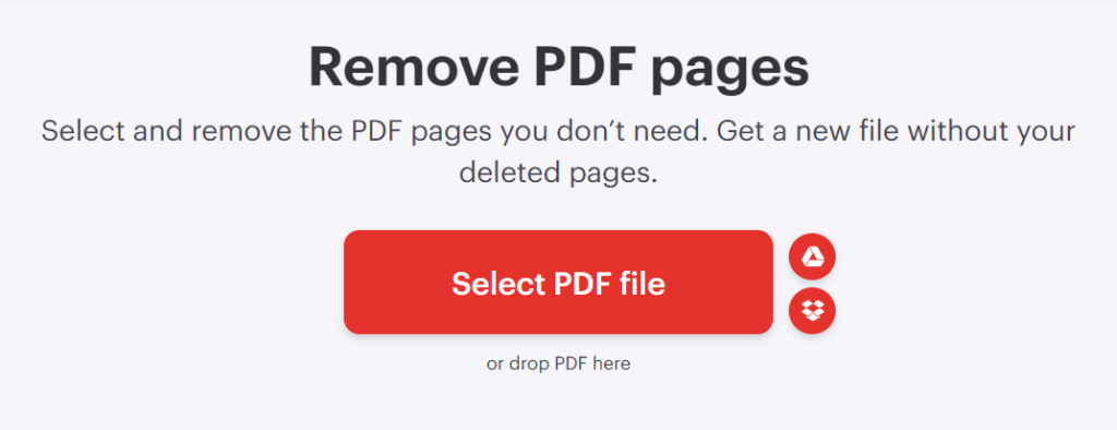 Remove PDF pages