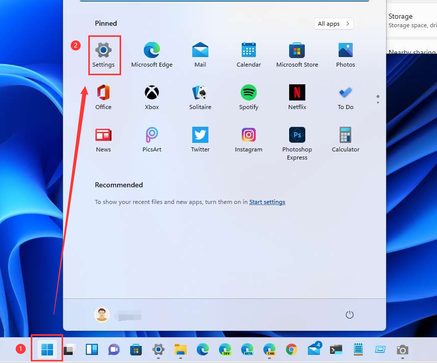 Impostazioni di Windows 11