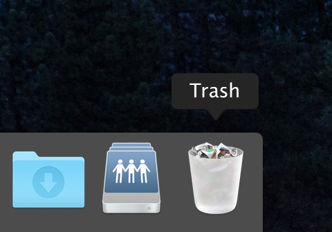 Trash in MacOS